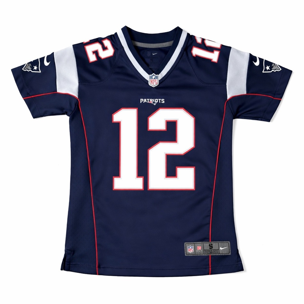 Nike NFL New England Patriots #12 Brady Youth Jersey – Size Small